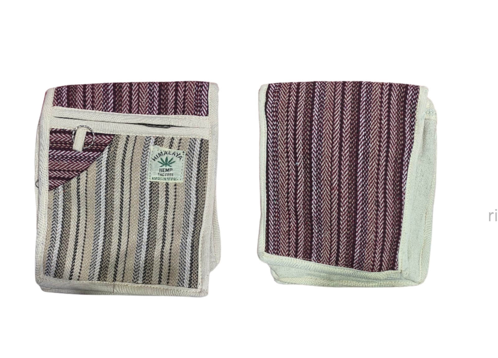 Hemp Ring Passport Bag