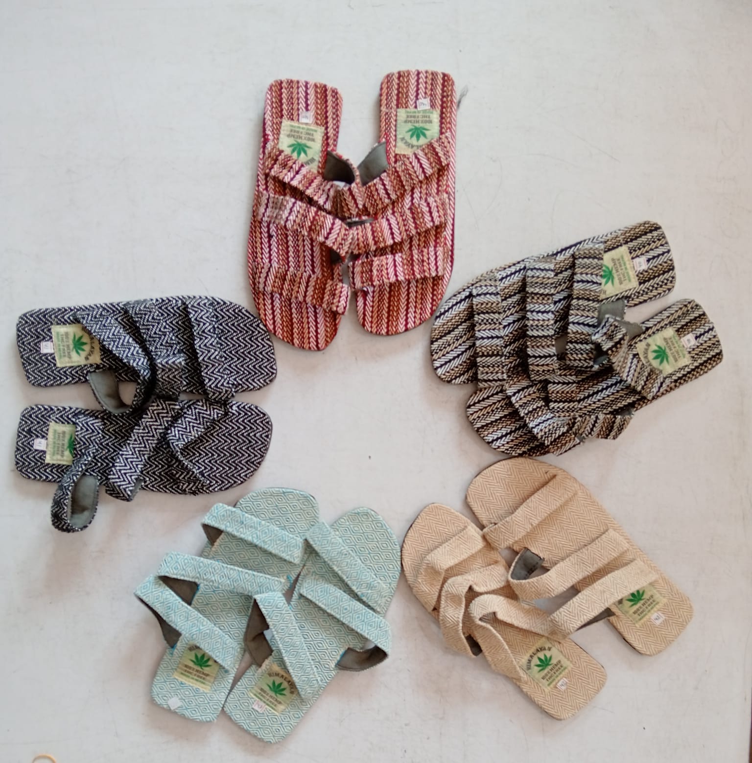 Hemp slippers